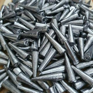 5 CỤC CHÌ CÂU CÁ XUYÊN TÂM ĐỦ SIZE