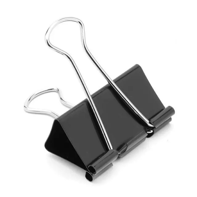 Kẹp Sắt/ kẹp bướm đen Clip 41mm hộp 12 chiếc