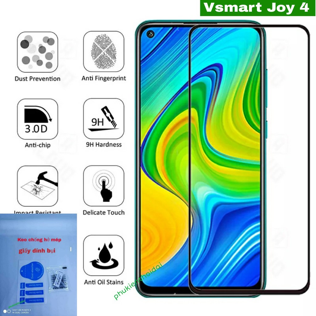 Cường lực Vsmart Joy 4 / Live 4 FREESHIP Từ 50k Full màn cao cấp chất đẹp
