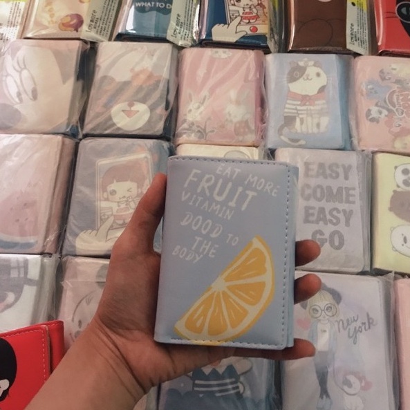 Ví nữ gập siêu xinh Da