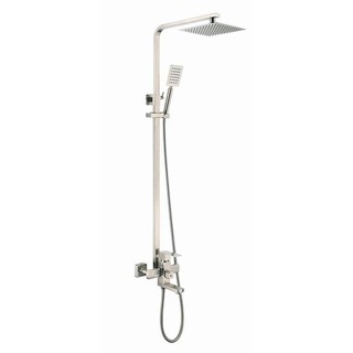 Bộ sen cây tắm nóng lạnh Inox SUS304 vuông