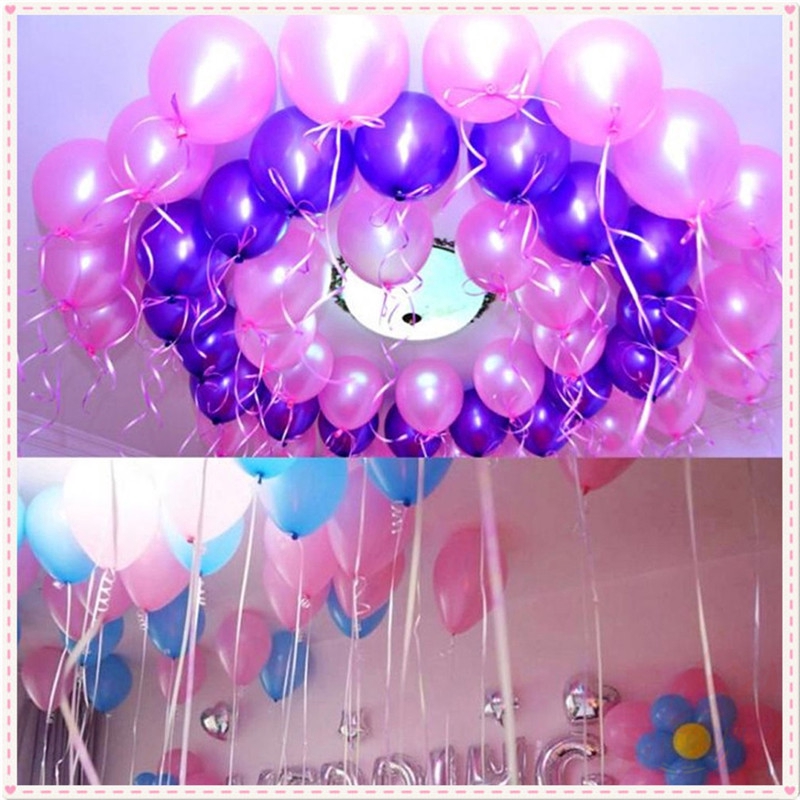 Set 100 miếng keo dính dán bong bóng trang trí các bữa tiệc tiện dụng