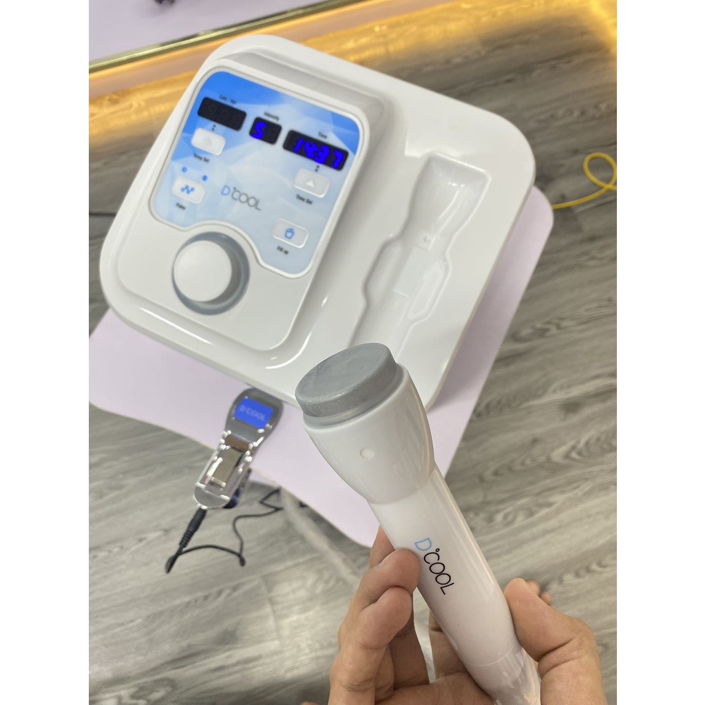 máy chăm sóc da mặt Điện Di Dcool, máy Điện Di Lạnh cao cấp
