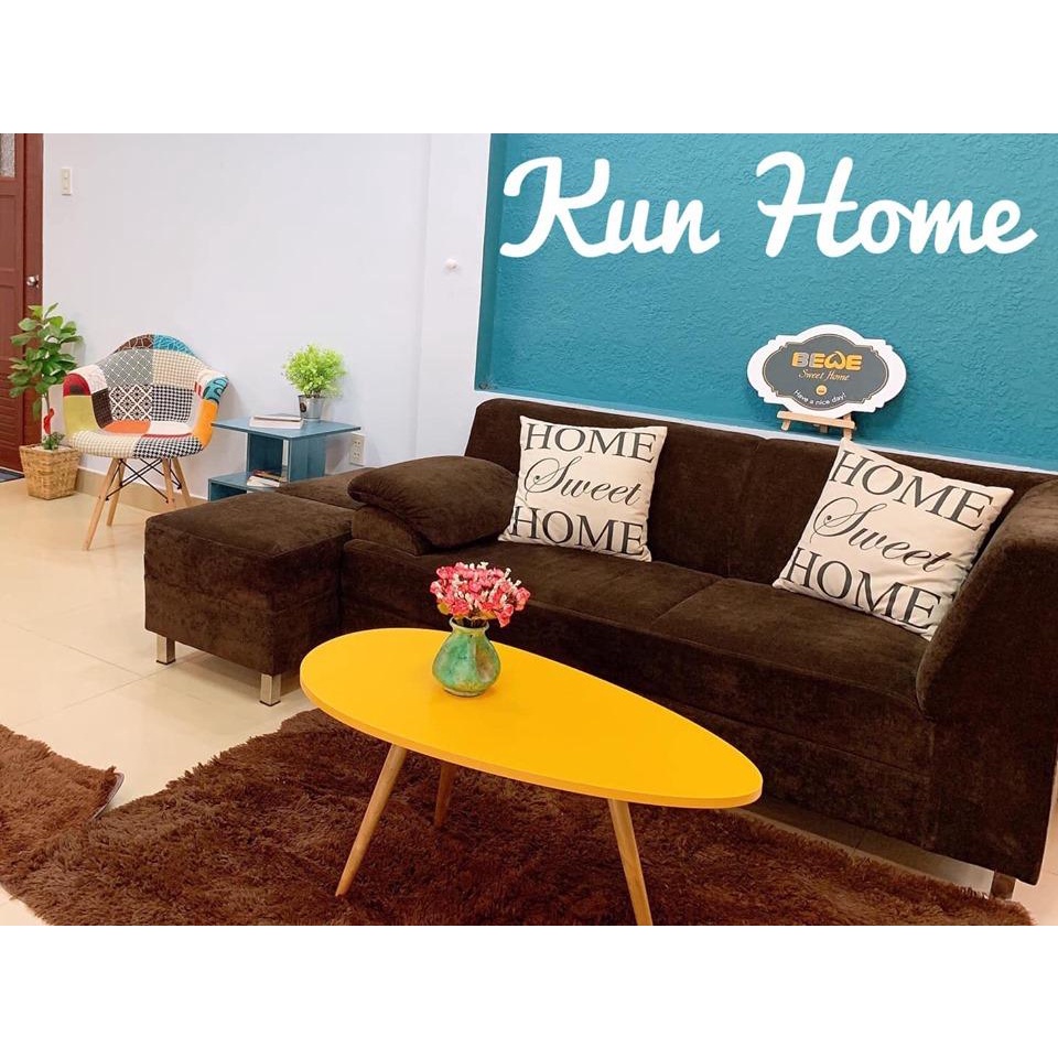 [SHIP HỎA TỐC]Bàn Cafe, Bàn Trà Sofa Phong Cách Bắc Âu Hình Trứng Hiện Đại Trẻ Trung - Màu Trắng GP55