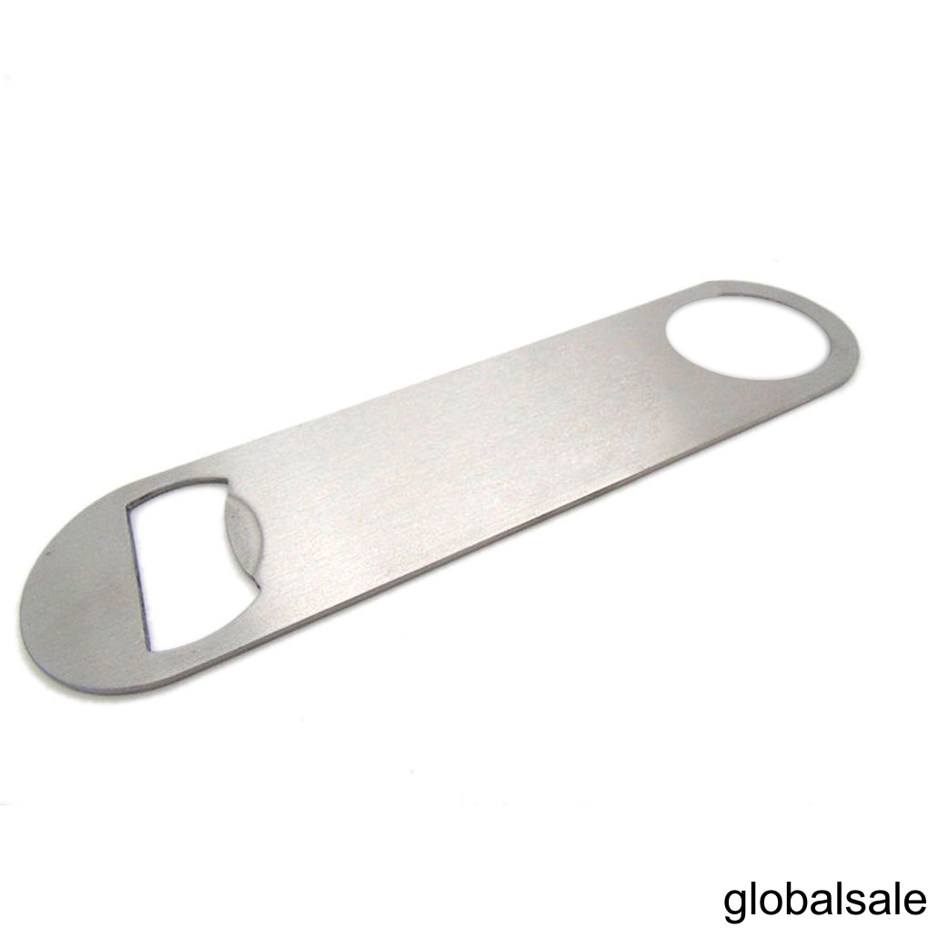 Stainless Steel Large Flat Speed Bottle Cap Opener Remover Bar Tool
