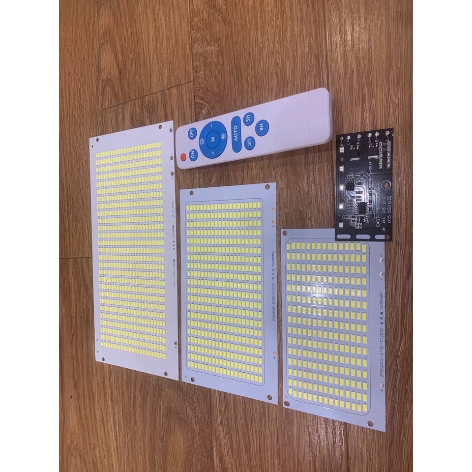 MẠCH ĐIỀU KHIỂN + Chip led 300W + remote lắp cho đèn pha 300W năng lượng mặt trời SUNECO