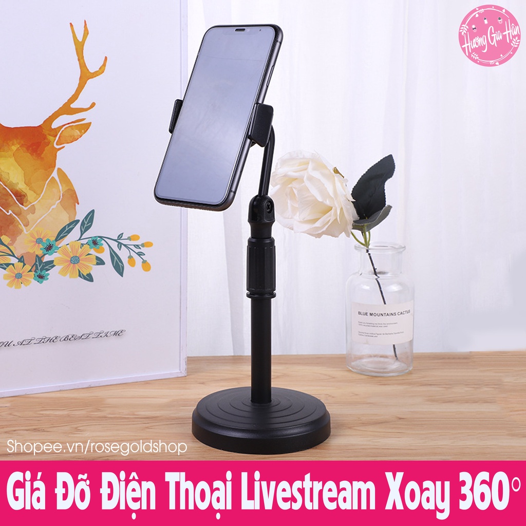 Giá Đỡ Điện Thoại Học Online, Quay TikTok, Livestream, Xem Video Xoay 360°