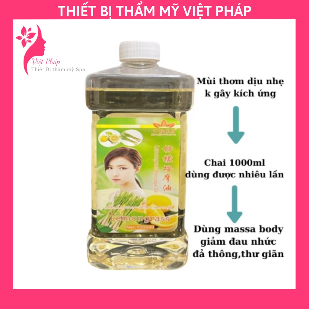 Tinh dầu massa sả chanh chai 1000ml