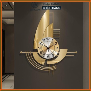 [Chính Hãng] Đồng Hồ Treo Tường Nghệ Thuật , Quà Tặng Tân Gia Đồng Hồ Decor Trang Trí mã 2335  SENCOM