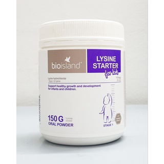 Tăng chiều cao cho bé lysine for kids hãng bio island úc hộp bột 150 gram - ảnh sản phẩm 2