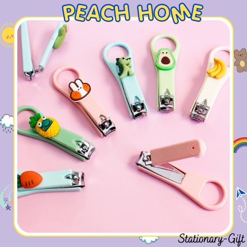 Bấm Móng Tay Gắn Charm Huy Hiệu Hoạt Hình Cute Dụng Cụ Cắt Móng Tay Tiện Lợi Dễ Thương Nhiều Mẫu