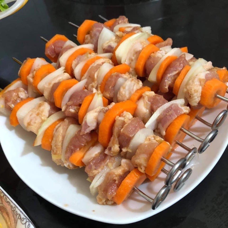 Que xiên thịt inox 304 cho nồi chiên không dầu / nồi chiên không dầu -16cm | BigBuy360 - bigbuy360.vn