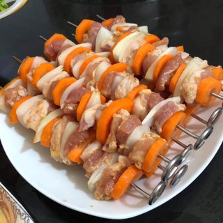 Que xiên thịt inox 304 cho nồi chiên không dầu / nồi chiên không dầu -16cm