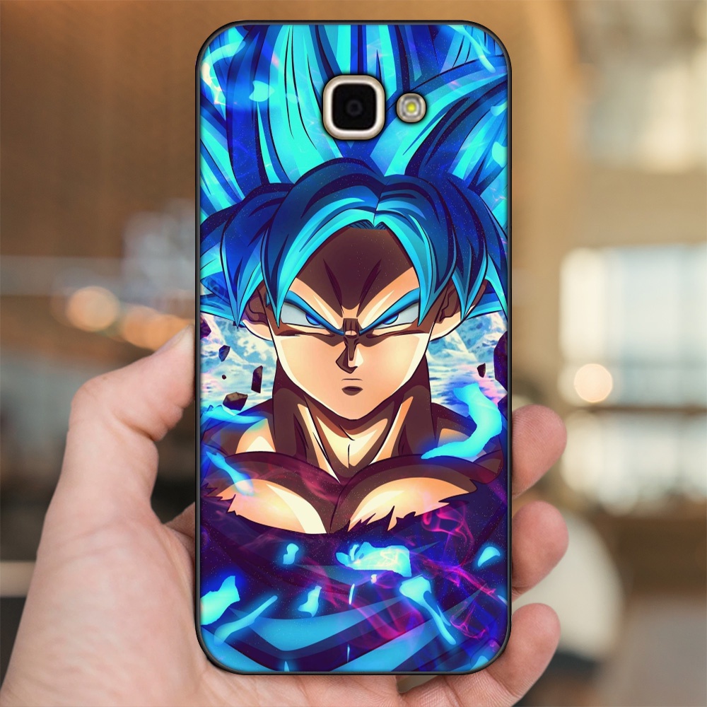 Ốp lưng Samsung A9 Pro viền đen in hình Goku Dragon Ball
