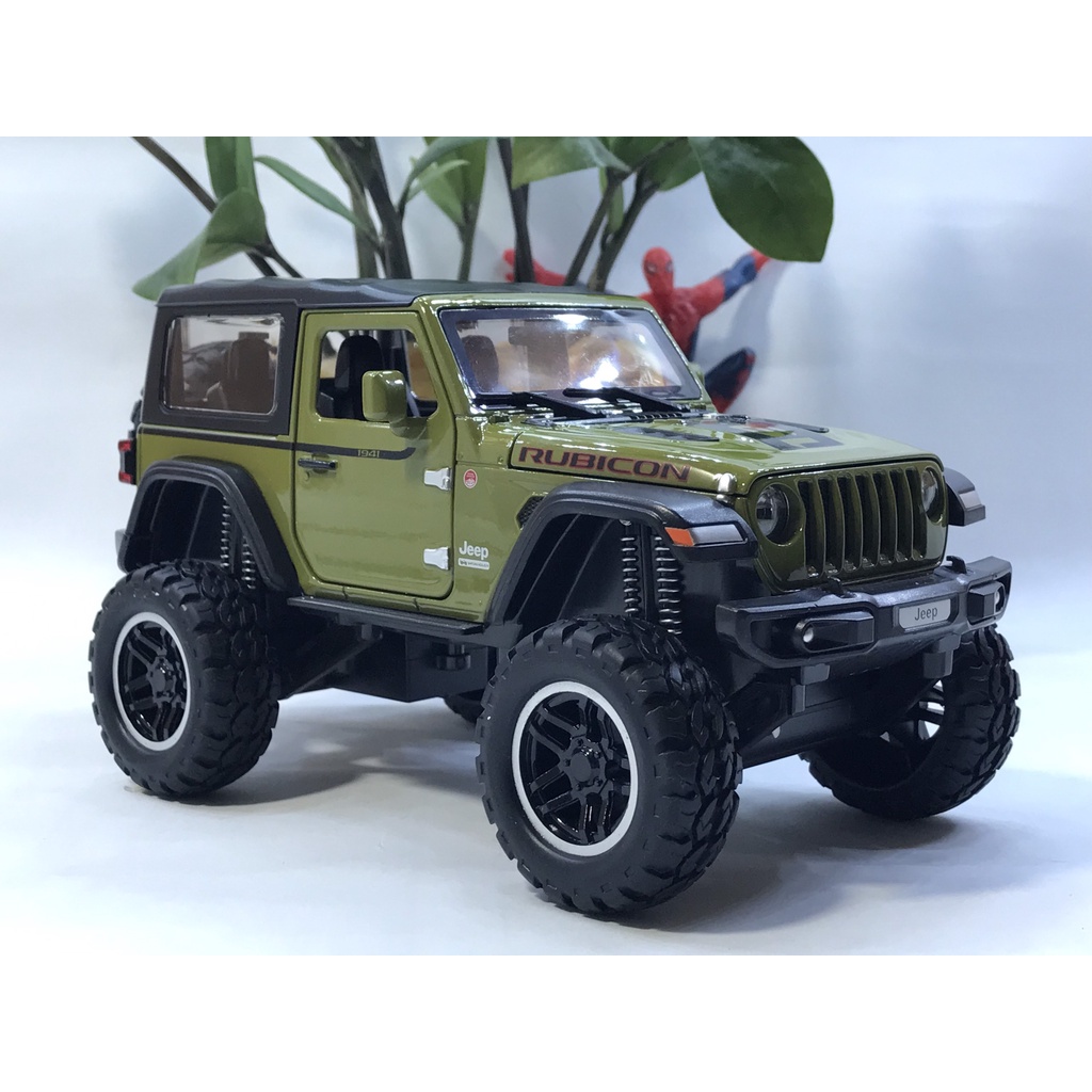 Mô hình xe ô tô Jeep Wrangler Rubicon 2 cửa tỷ lệ 1:20