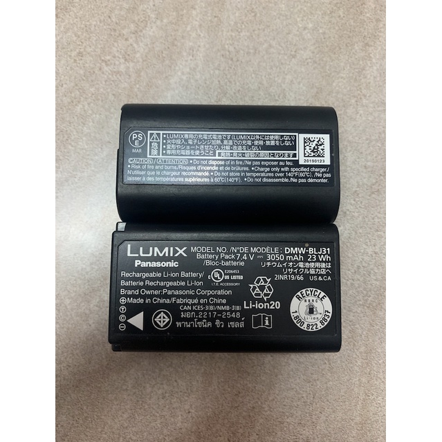 Pin  Panasonic lumix DMW-BJ31 Cho Lumix Panasonic  S1, S1R, S1H-  Zcamera