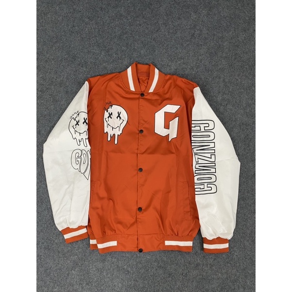 JACKET GONZ BOMBER  SMILE - ÁO BOMBER 2 LỚP