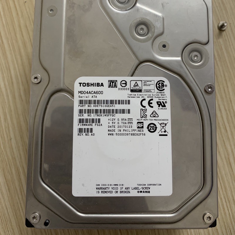 Ổ cứng HDD 3.5" 2nd đủ mã 2T,3T,4T,6T