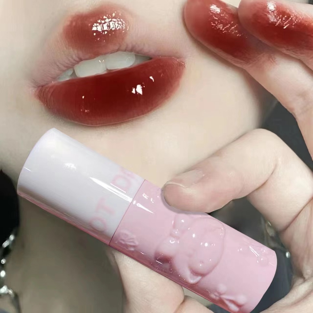Son bóng TOOTDODO dạng lỏng lâu trôi màu sắc tươi sáng chất lượng cao Màu Nude Nhạt Mềm Mượt Dưỡng Môi Chống Thấm Nước Hàng Nội Địa Trung