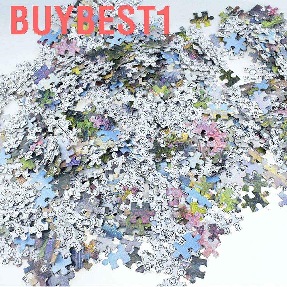 Buybest1 1000pcs Jigsaw Puzzles Landscape Assembling Picture Toy Children Adult Educational Game
