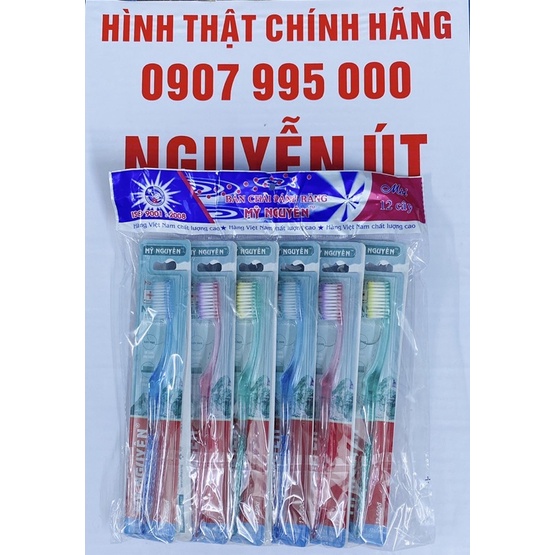 bàn chãi đánh răng mỹ nguyên vĩ 12 cây