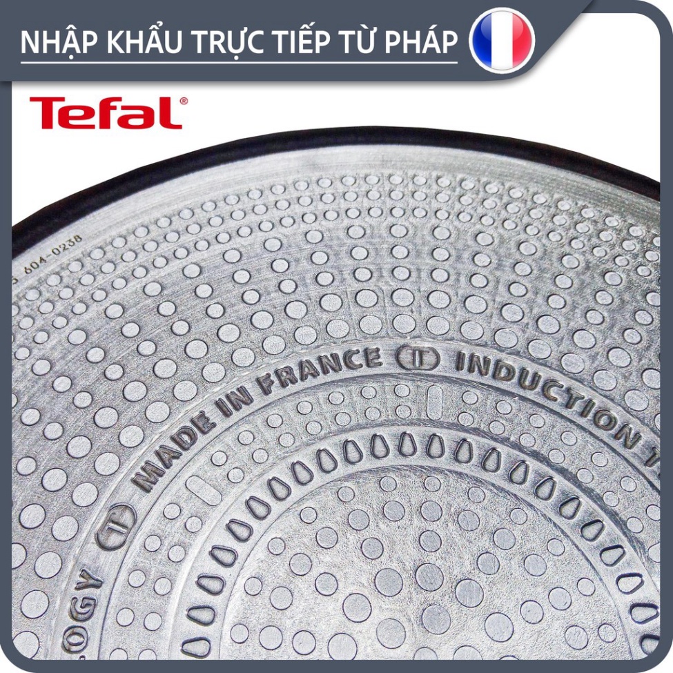 Tefal - Chảo Titanium chống dính cao cấp, tương thích mọi loại bếp, size 20,21,22 - hàng nhập khẩu Pháp