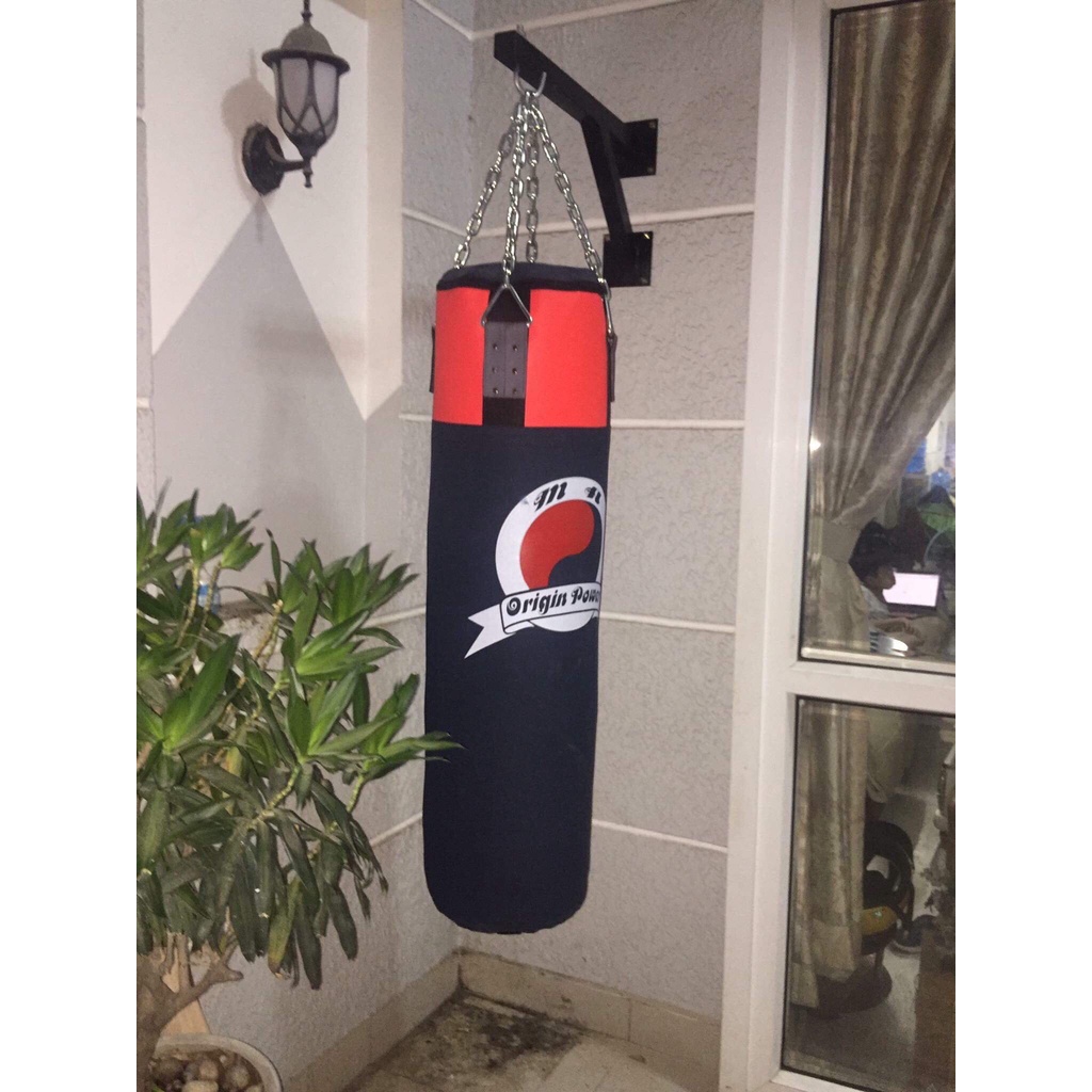 Bao Cát boxing đã nhồi hoàn thiện cao từ 6 tấc tới 1.2m hàng nhồi chặt đạt chuẩn có lót mút trắng phía trong như hình