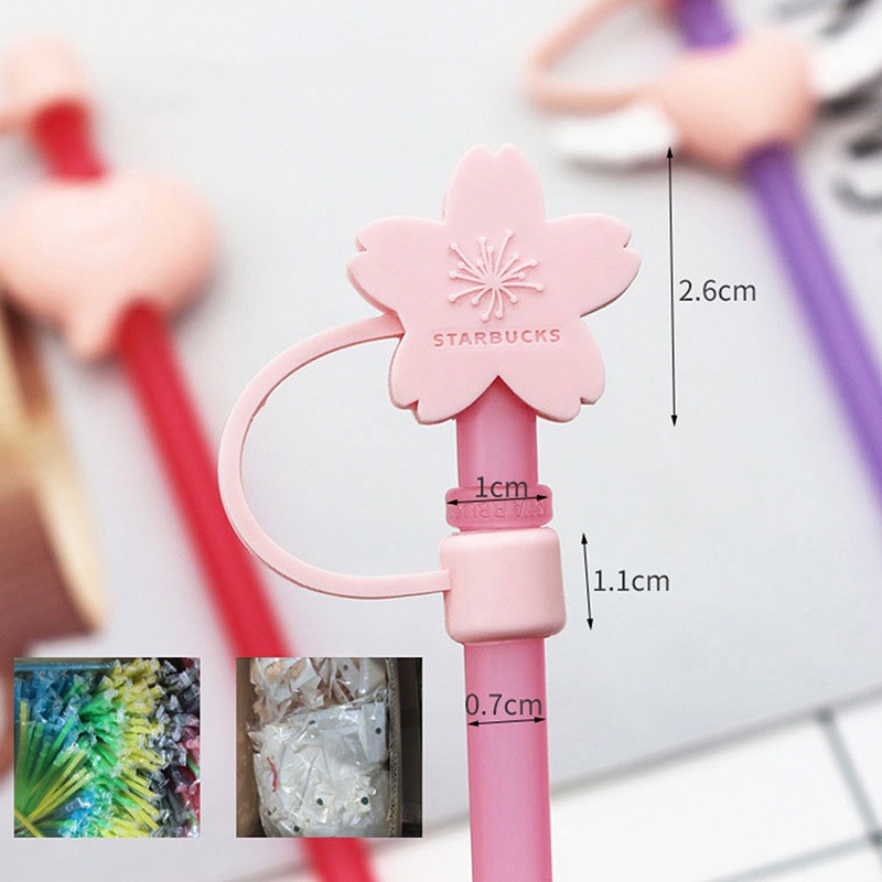 Vỏ Bọc Ống Hút Bằng Silicon Chống Bụi Hình Dễ Thương