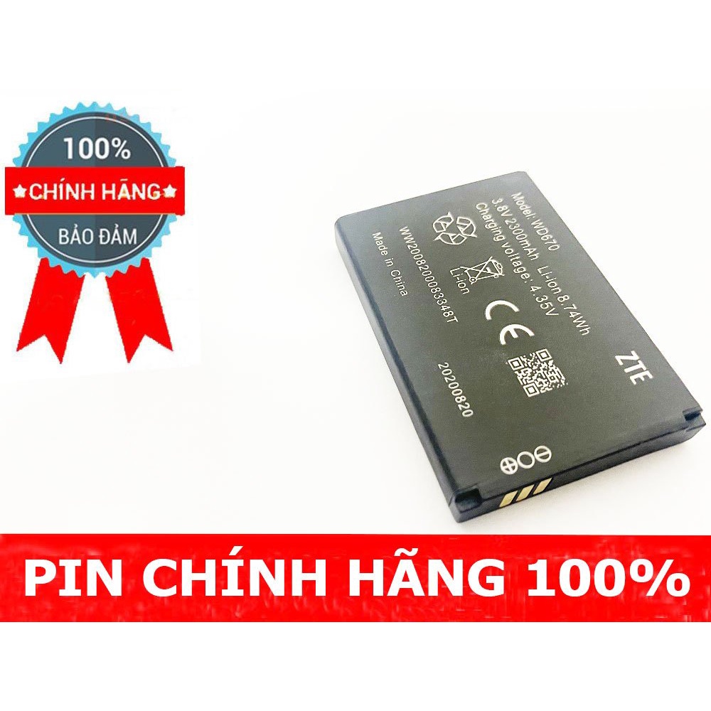 Cục Pin Bộ Phát Wifi Di Động 4G Jazz MF673, WD670 - Hàng Bóc Máy Mới