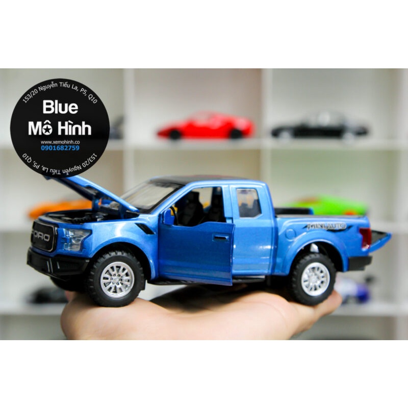 Xe mô hình Ford F150 Raptor Pickup bán tải 1:32