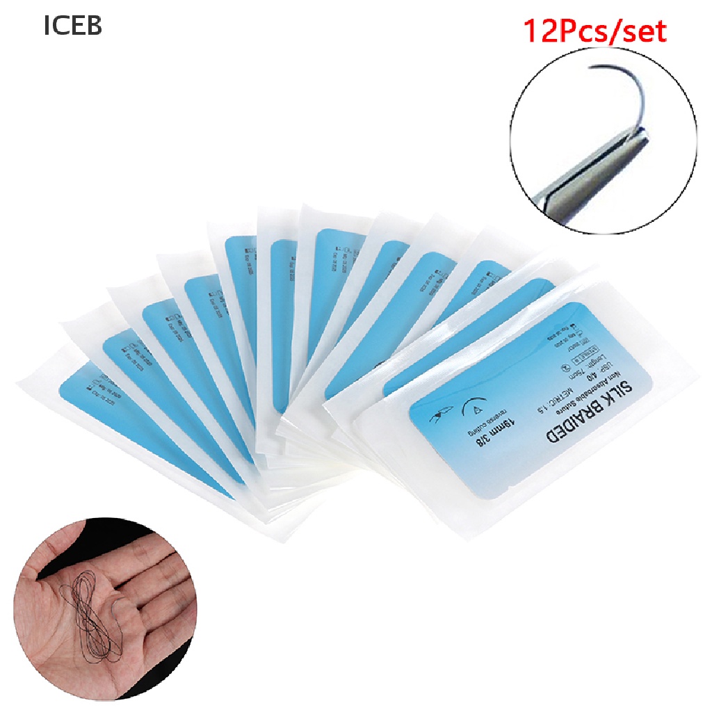 Ic 12 Cái Dây Lụa Bện Đơn Sợi Huấn Luyện Phẫu Thuật Suture my