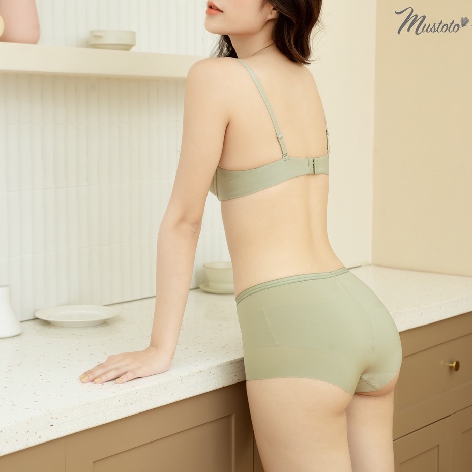 Quần Lót Nữ Trơn Lưng Cao Ôm Bụng Thoải Mái Anise (Mustoto MQ09)