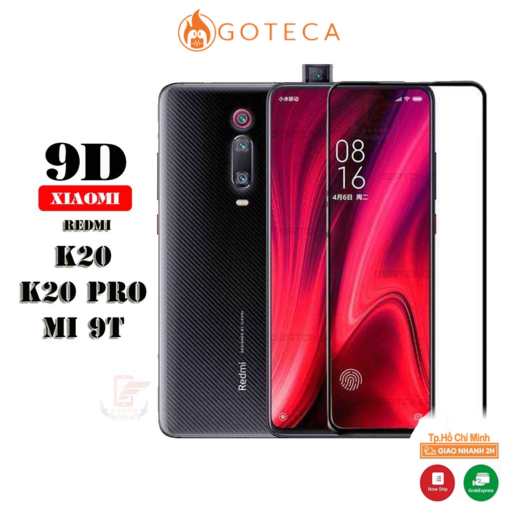 KÍNH CƯỜNG LỰC REDMI K20 - K20PRO - Full màn hình -9D -9H
