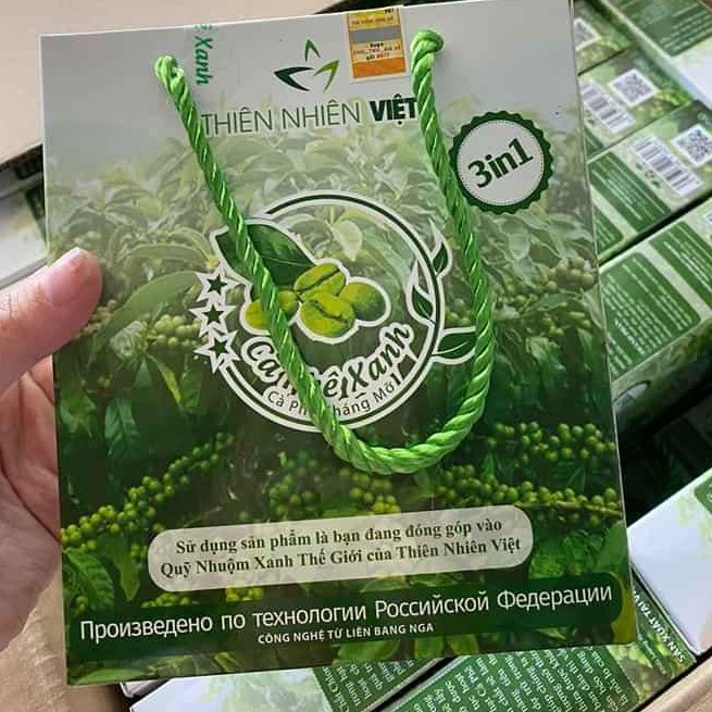 Cafe xanh giảm cân kháng mỡ
