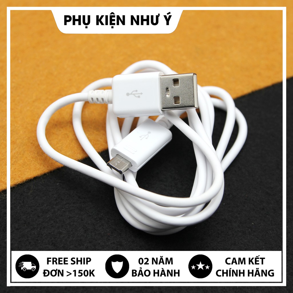 Dây sạc Samsung Micro USB - Hàng Chính Hãng 100% - Bảo Hành 06 Tháng Lỗi 1 Đổi 1