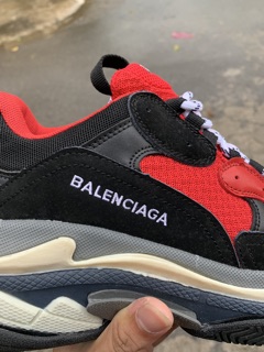 [ FULL BOX ] Giày balenciaga trips Đen đỏ R.E.P 1:1