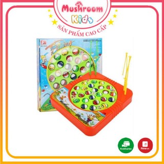 Bộ Đồ Chơi Câu Cá 4 Cần 24 Con Cá Chạy Pin Phát Nhạc Dành Cho Bé
