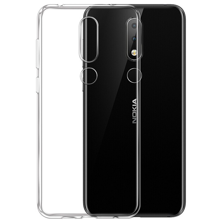 ỐP LƯNG DẺO SILICON TRONG SUỐT ĐIỆN THOẠI NOKIA 5.1 PLUS