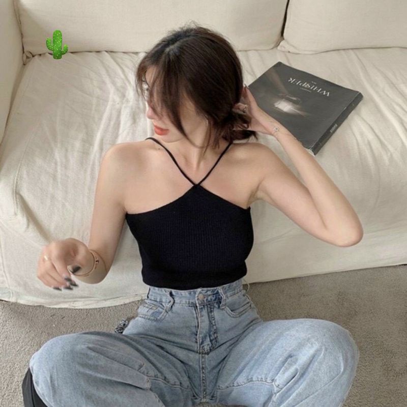 Áo yếm gân mảnh xinh đẹp