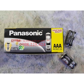 Hộp pin aa/aaa1,5v panasonic r6dt/4s/r03nt/2s - hàng chính hãng
