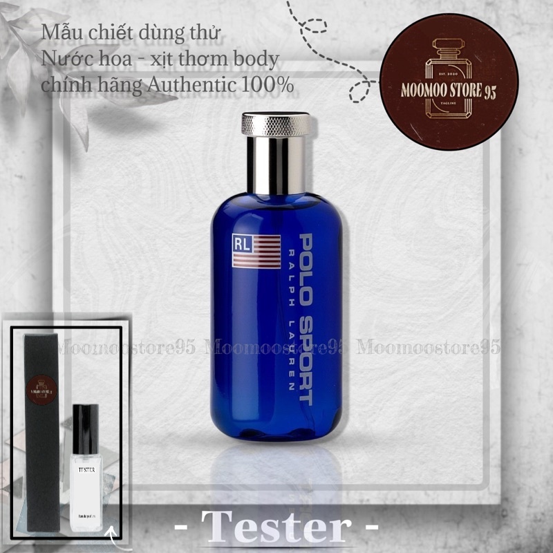 -𝐌𝐨𝐨𝐌𝐨𝐨- Mẫu thử nước hoa Polo Sport for man (5ml/10ml/20ml) Spray / Chuẩn authentic