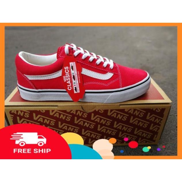 [Chất lượng số 1] [Full box] GIẦY SNEAKER VANN CAO CẤP ĐỎ FULL SIZE | BigBuy360 - bigbuy360.vn
