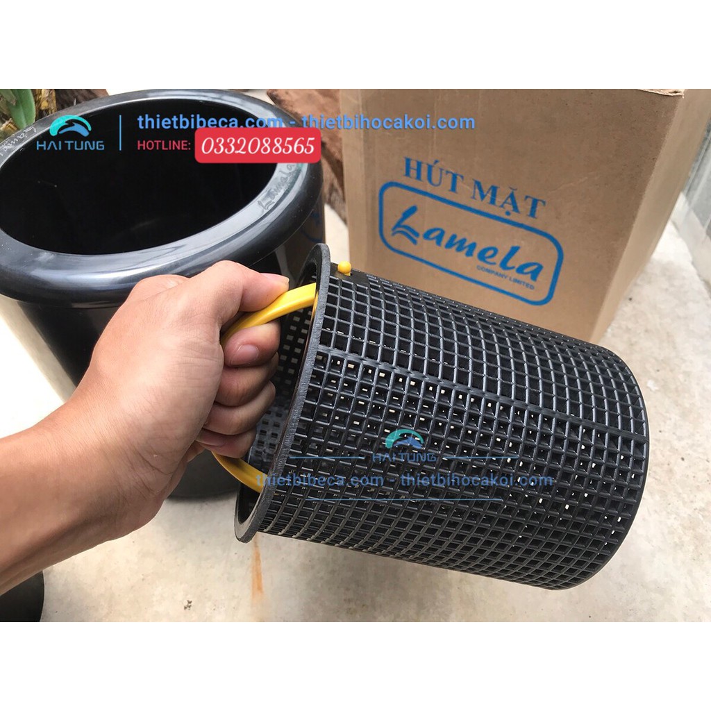 Hút mặt nhựa cao cấp Lamela dùng cho hồ koi, hút mặt chuyên dụng cho hồ cá , bể cá ngoài trời