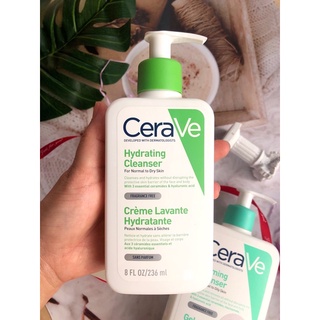 Sữa rửa mặt dành cho da khô Cerave Hydrating Cleanser