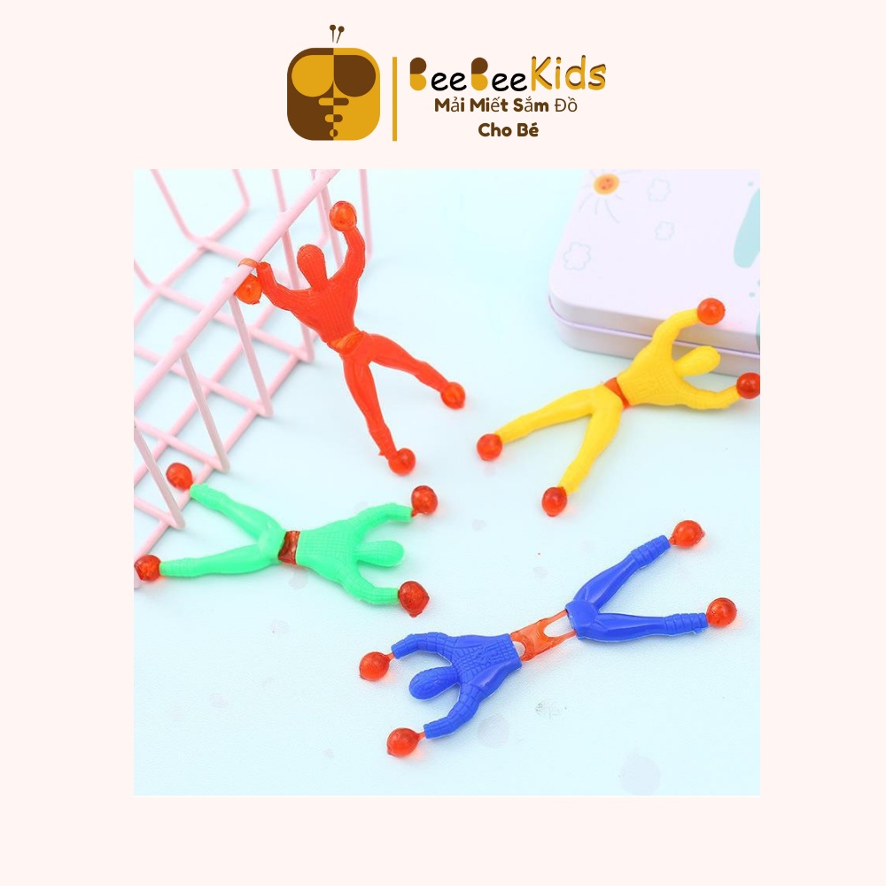 Người Nhện Leo Tường Siêu Nhân Nhện Bám Dính Nhào Lộn Vui Nhộn Đồ Chơi Trẻ Em Spiderman BEEBEEKIDS