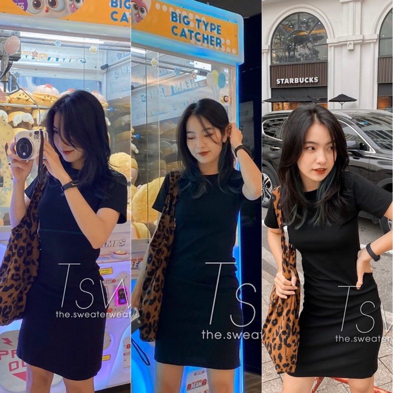 Đầm ôm body trơn form ngắn | BigBuy360 - bigbuy360.vn