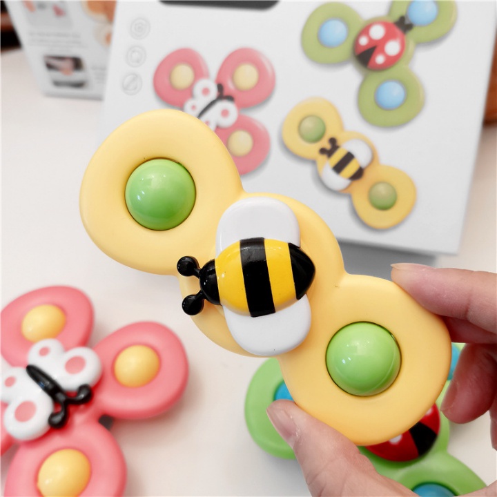 Đồ chơi con quay spinner vui nhộn, con quay spinner họa tiết hình côn trùng cute cho bé 102