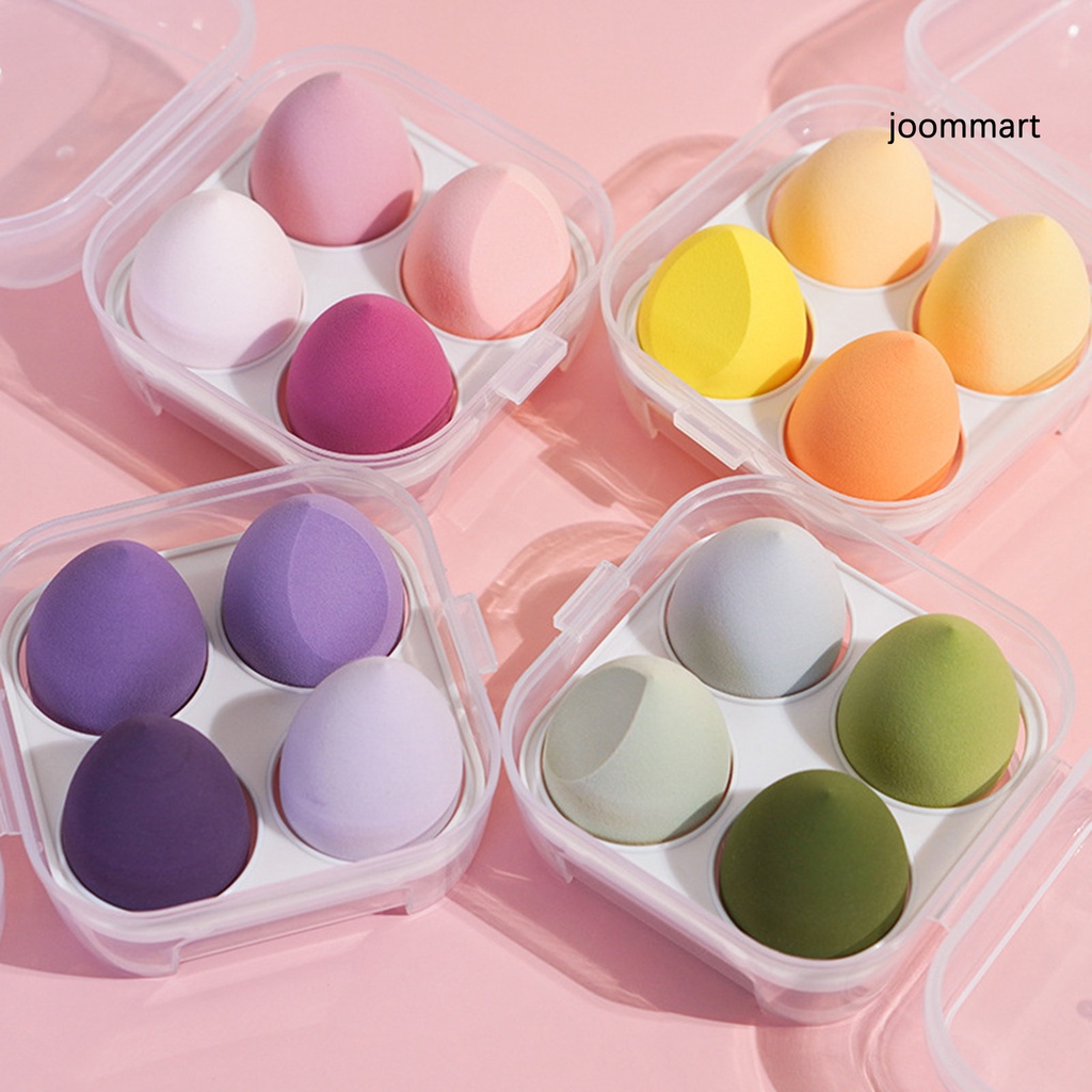 Set 4 / 8 Mút Trang Điểm Mềm Mại Hình Quả Trứng Độ Đàn Hồi Cao Thoáng Khí