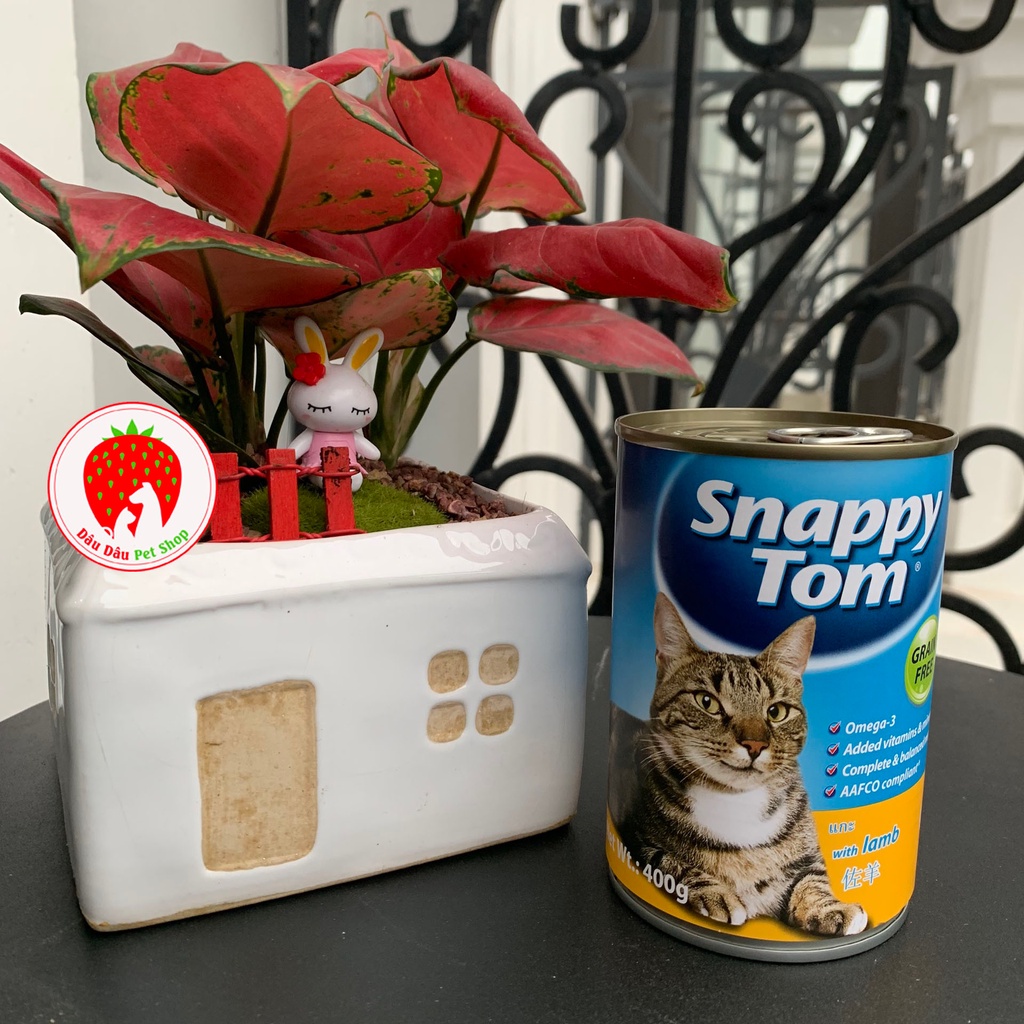 Pate cho mèo Snappy tom lon 400g (Đủ 4 Vị)
