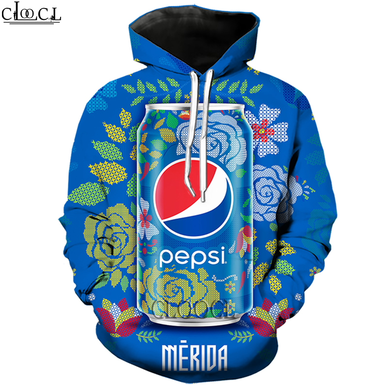 Áo Hoodie In Logo Pepsi Và Coca Cola 3d Phong Cách Hip Hop Thời Trang Cho Nam Nữ